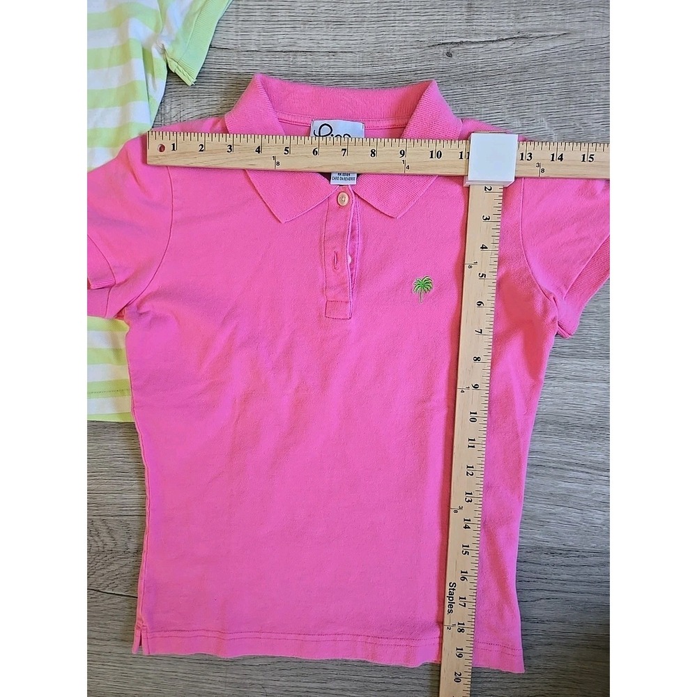 2 Lily Pulitzer Womens Collared Polo Short Sleeve Cotton Spandex Size S - Picture 8 of 10